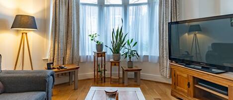 Télévision, cheminée