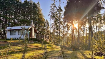 Chalet Deluxe, baignoire Ă jets, vue montagne | Vue sur le jardin