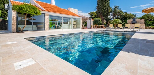 Luxury villa with pool bar and heatable pool