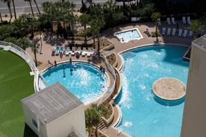 Pool - Emerald Coast Ocean View ~ private balcony, 2BDR+bunk (Panama City Beach)