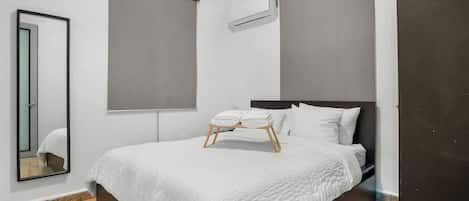 2 slaapkamers, een strijkplank/strijkijzer, wifi, beddengoed