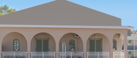 Fassade der Unterkunft