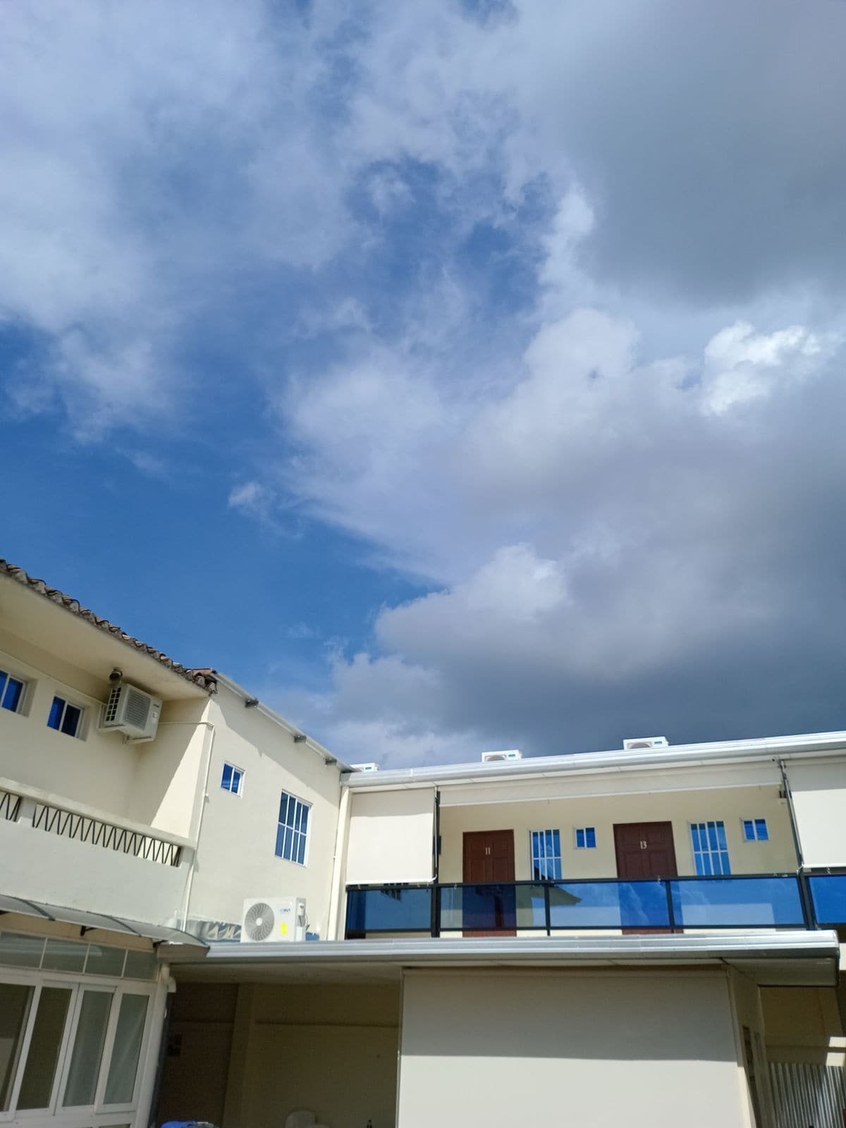 Façana frontal de l'allotjament