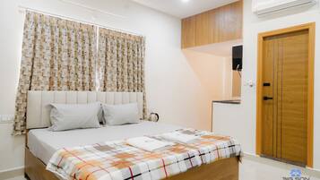 1 chambre, fer et planche Ă repasser, Wi-Fi, draps fournis