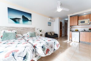 1 bedroom, iron/ironing board