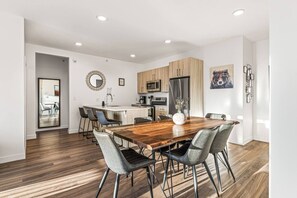 Dining - Mountain & River View | 3BR Penthouse in Golden (Golden)