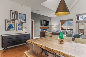 Interior - Mountain View, a 3BR Penthouse with Private Balconies (Canmore)