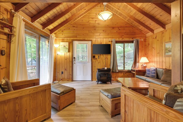 Cabin, Partial Lake View