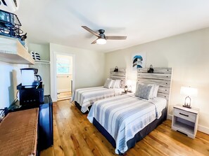 1 多间卧室、熨斗/熨衣板、WiFi、床单