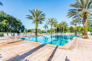 Una piscina riscaldata