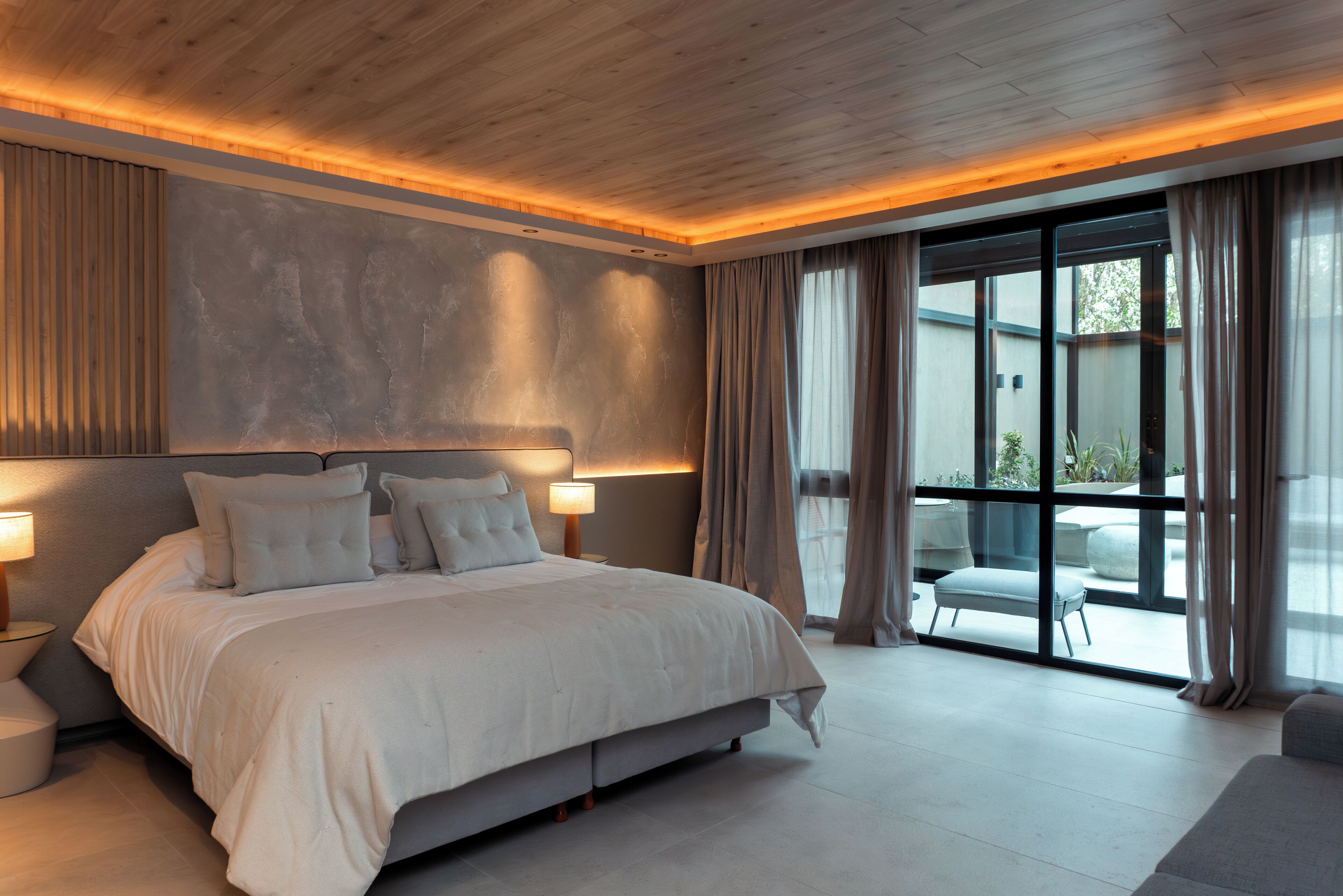 Deluxe Suite, 1 King Bed with Sofa bed, Courtyard View, Ground Floor | 1 bedroom, free minibar, in-room safe, laptop workspace