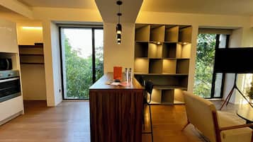 Departamento | Área de sala de estar | Televisión de pantalla plana de 46 pulgadas con canales digitales