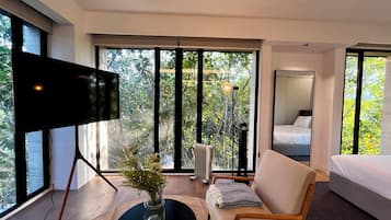 Departamento | Área de sala de estar | Televisión de pantalla plana de 46 pulgadas con canales digitales