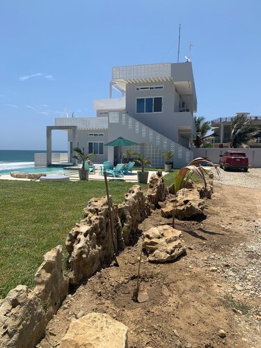 Beach front  on Agua Blanca beach.