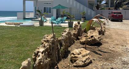 Beach front on Agua Blanca beach.