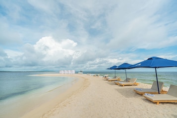 Private beach, white sand, scuba diving, kayaking