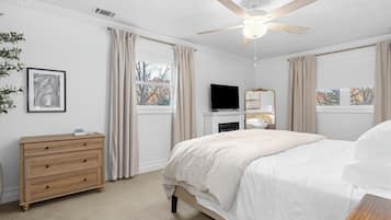 4 bedrooms, iron/ironing board, travel crib, WiFi