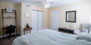 1 soverom, strykejern/-brett, wi-fi og sengetøy