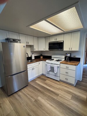 Microwave, oven, stovetop