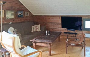 Smart-tv och eldstad