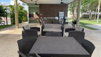 Área para banquetes al aire libre