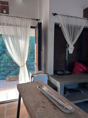 Interior - Valentina Apartment for 2 Pool Access A/C Ground Floor Pet Friendly (Santo Domingo Zanatepec)