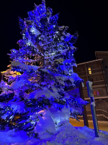 Appartement '6 Couchages Val Thorens' avec vue sur les montagnes, balcon et Wi-Fi