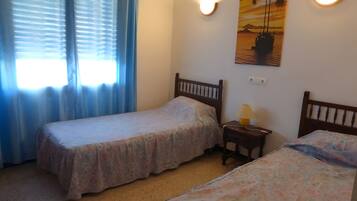 2 habitaciones y ropa de cama