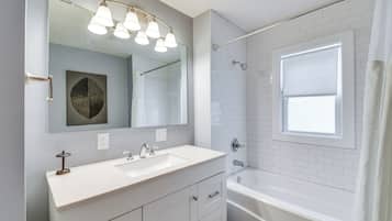 Hair dryer, towels