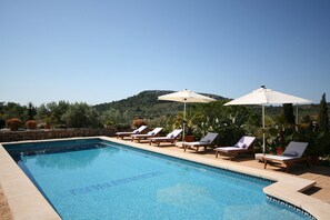 Pool - Country House 'Can Ramon' with Sea View, Wi-Fi and Air Conditioning (Illes Balears)