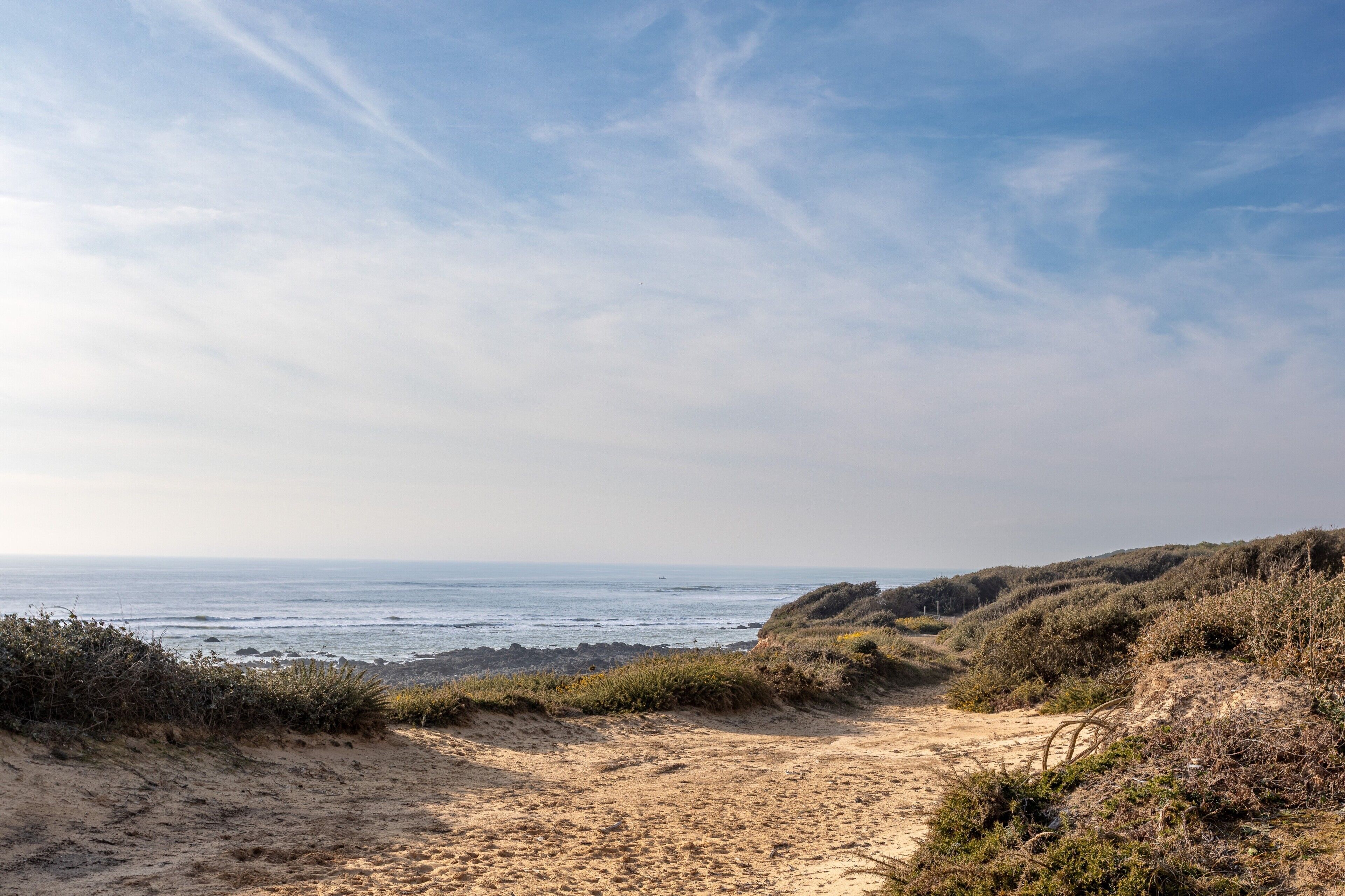 Una spiaggia nelle vicinanze