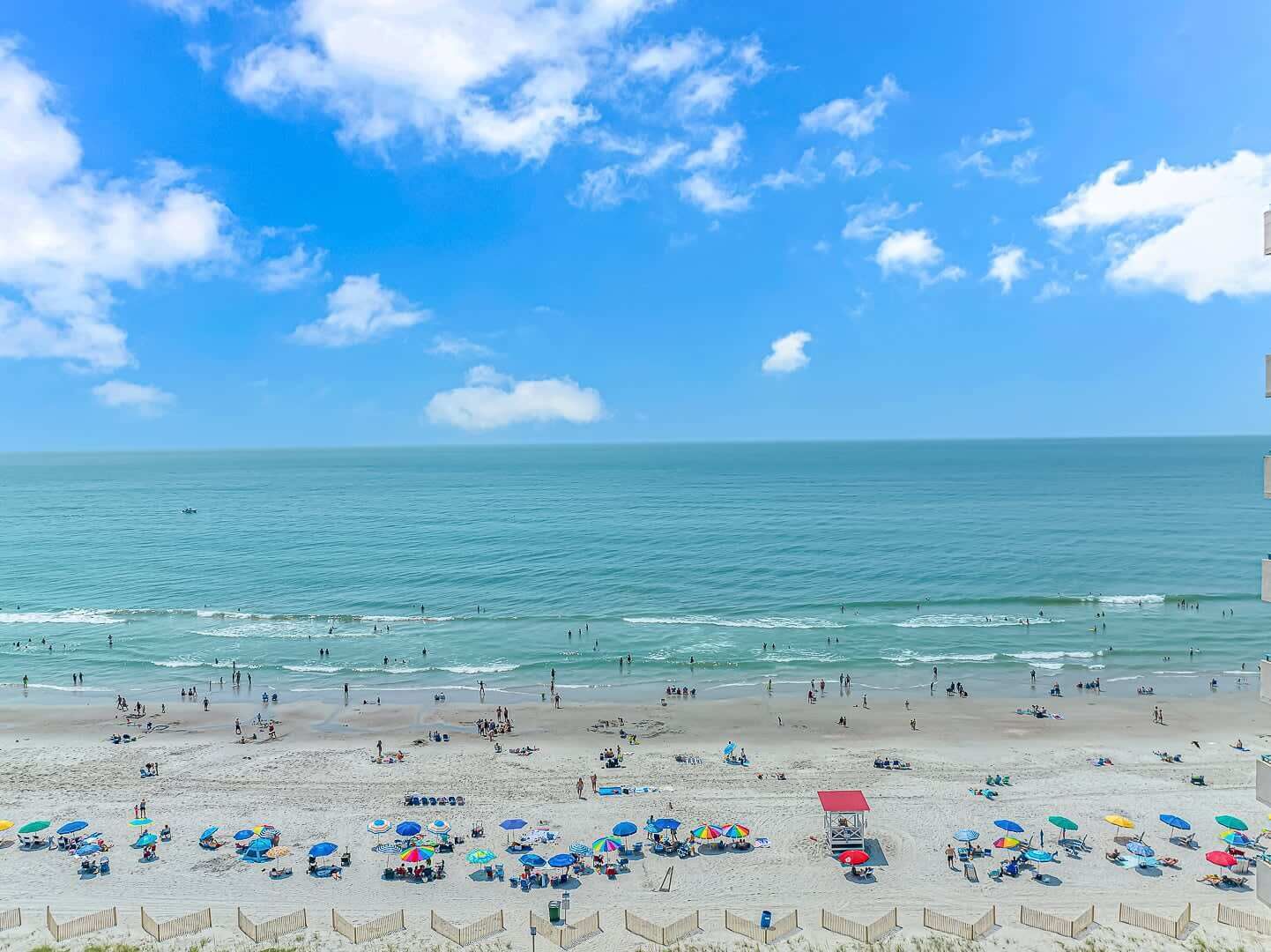 Vlak bij het strand