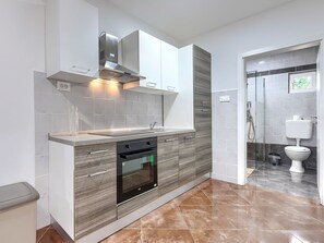 Fridge, oven, cookware/dishes/utensils - Vacation home Ondina by Interhome (Svetvinčenat)