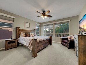 2 bedrooms, desk, iron/ironing board, free WiFi