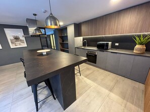 Apartment, 1 Bedroom, Accessible, Balcony | Private kitchen - Cozy Studio in the Center of Santiago (Santiago)