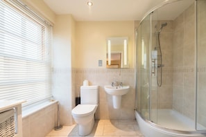 Free toiletries, hair dryer