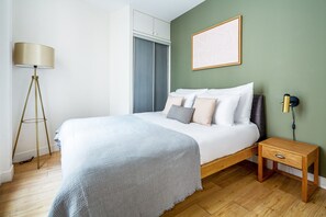 1 chambre, fer et planche Ă repasser, Wi-Fi, draps fournis