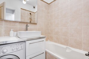 Hair dryer, towels