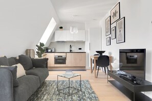 Tv och en stereo