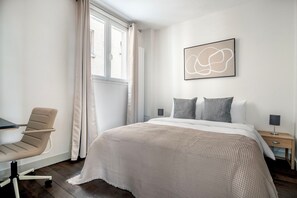 2 間睡房、熨斗/熨衫板、Wi-Fi、床單