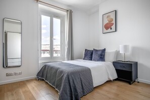 1 غرفة نوم ومكواة/لوح كي وواي فاي وملاءات أسرّة