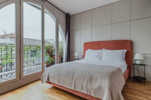 2 chambres, fer et planche à repasser, Wi-Fi, draps fournis