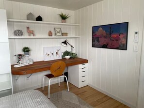 4 bedrooms, iron/ironing board, travel crib, WiFi