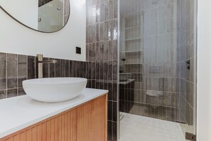 Hair dryer, towels