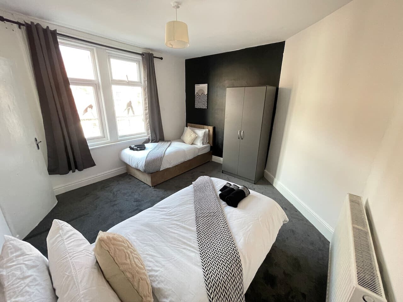 6 bedrooms, iron/ironing board, travel cot, WiFi