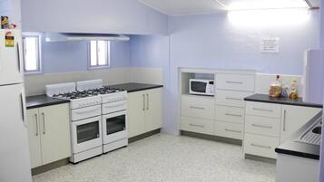 Fridge, microwave, coffee/tea maker, electric kettle