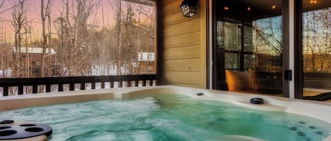 Bain à remous extérieur