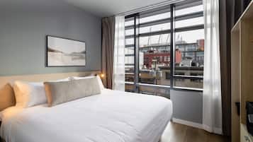 Terrace Apartment | Surmatelas, Wi-Fi gratuit, draps fournis