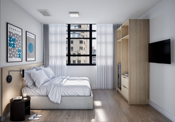 Three Bedroom Apartment | 2 bedrooms, pillowtop beds, travel crib, free WiFi