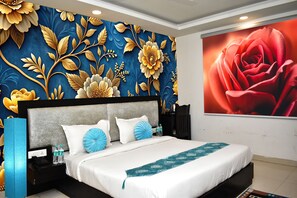 Deluxe tweepersoonskamer, uitzicht op de stad | Uitzicht vanuit de kamer